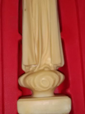 piccola statua di madonna con scatola originale anni 60 - Foto 5