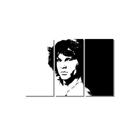 Quadro Jim Morrison dipinto a mano pop art - Foto 2