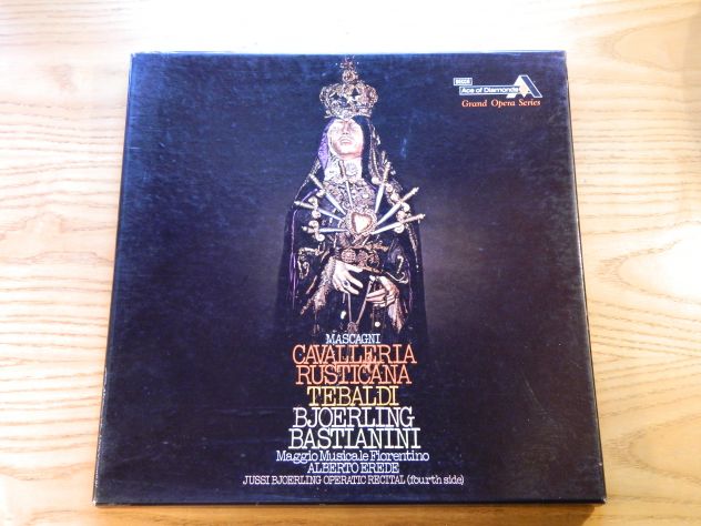 Vinile Mascagni, Cavalleria Rusticana, Decca, 1974 Box da due dischi