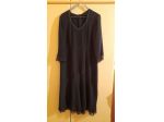 ABITO DONNA ELEGANTE DA CERIMONIA, NERO, CUCITO A MANO LUNGO: 109 CM, TAGLIA: 48