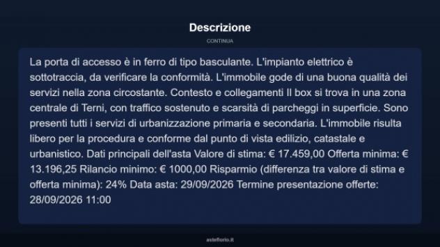 Immobile in asta di 23 m² in vendita a Terni - Foto 6
