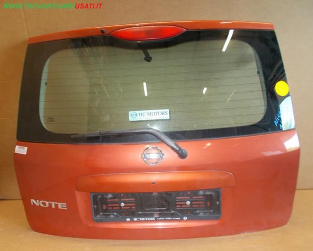 PORTELLO POST. ARANCIONE MET CON MOT. NISSAN NOTE (E11E)  Carrozzeria  Lamierati esterni  Portello  Portello post. NISSAN - NOTE - 01-02-2006 - 01-10-
