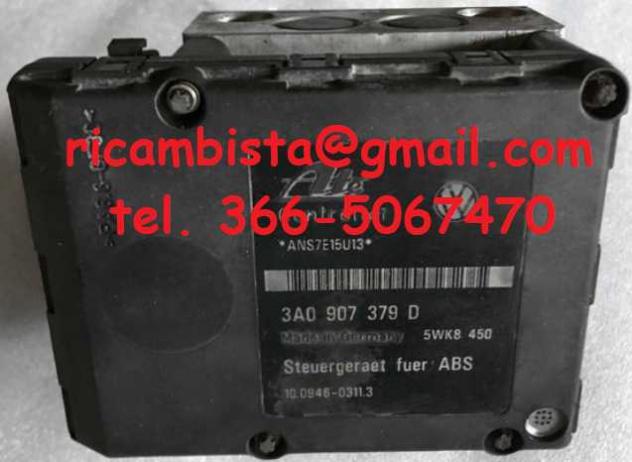 Volkswagen Golf III gruppo ABS 3A0907379D 10094603113 10020400824