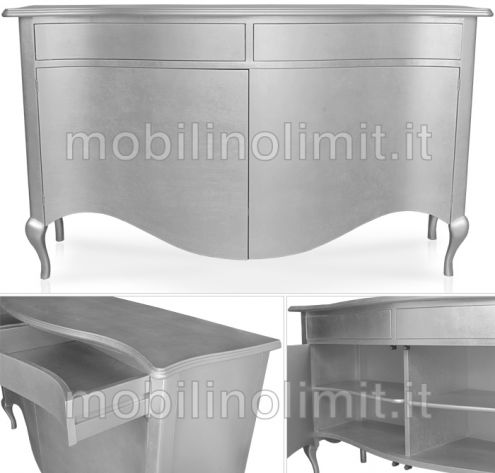 Credenza foglia argento