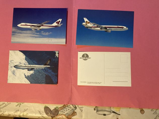 Cartoline Vintage con Aerei anni '80 - Foto 7