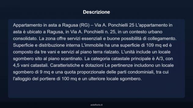 Immobile in asta di 109 m² in vendita a Ragusa - Foto 4