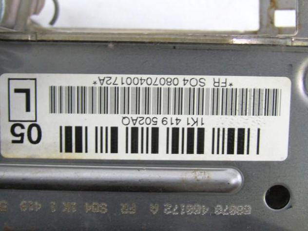 1K1419502AQ PIANTONE STERZO GUIDA VOLKSWAGEN GOLF PLUS 1.6 B 75KW 5M 5P (2008) RICAMBIO USATO - Foto 2