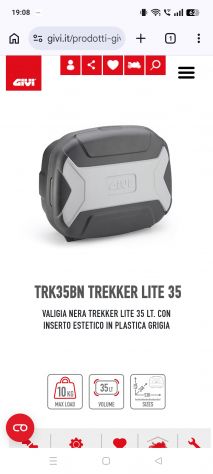 Valige Laterali GIVI TRK35LT con telaietti - Foto 2
