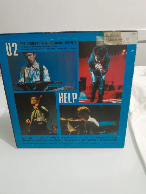 U2 Help- UK 1986(vinile) - Foto 2