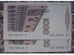 1.000 LIRE CON NUMERI DI SERIE CONSECUTIVI IN FDS -