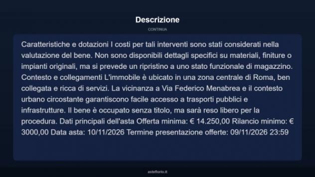Immobile in asta di 35 m² in vendita a Roma - Foto 8