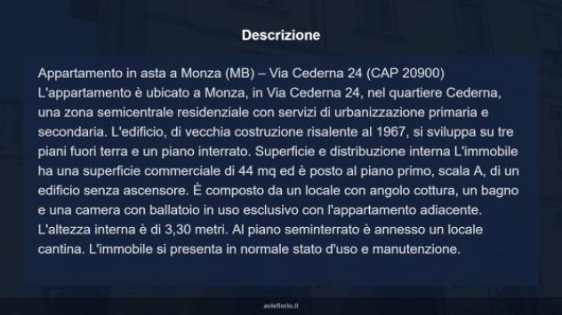 Immobile in asta di 44 m² in vendita a Monza - Foto 17