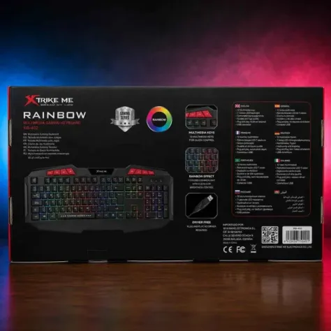 Tastiera Gaming XTRIKE ME KB-402 Rainbow RGB USB Nuova - Foto 5