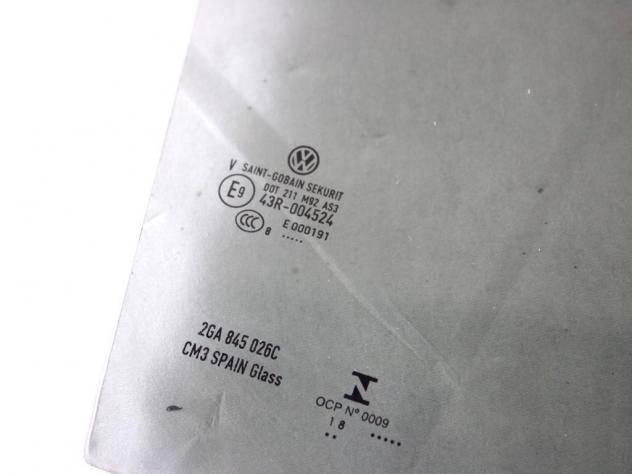 2GA845026G VETRO SCENDENTE PORTA POSTERIORE DESTRA OSCURATO VOLKSWAGEN T-ROC 1.0 B 85KW 6M 5P (2018) RICAMBIO USATO - Foto 4