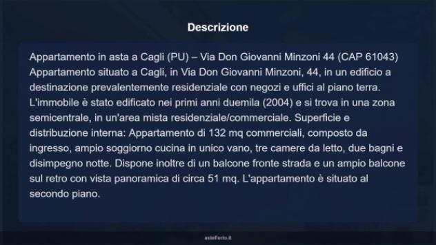 Immobile in asta di 132 m² con più di 5 locali in vendita a Cagli - Foto 18