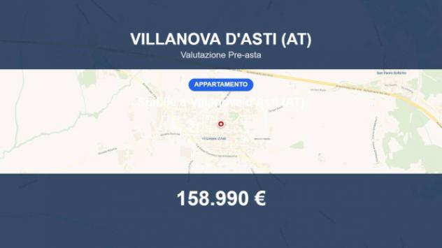 Immobile in asta di 217 m², box auto doppio in vendita a Villanova d'Asti