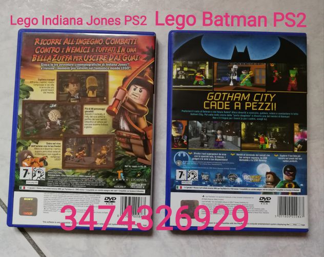 Giochi PS2 Lego Batman e ìego Indiana Jones - Foto 2