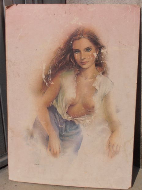 bel quadro giovane ragazza