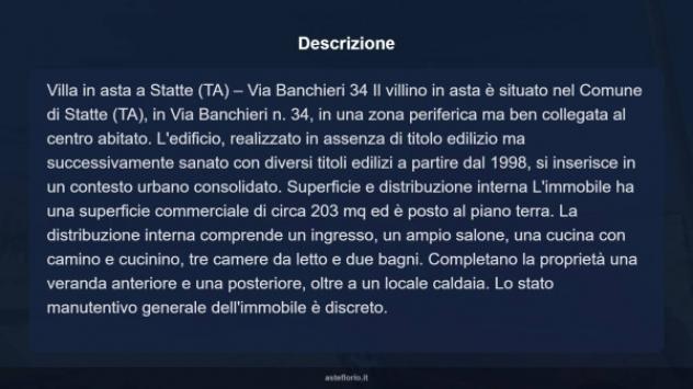 Immobile in asta di 203 m² con più di 5 locali in vendita a Statte - Foto 14