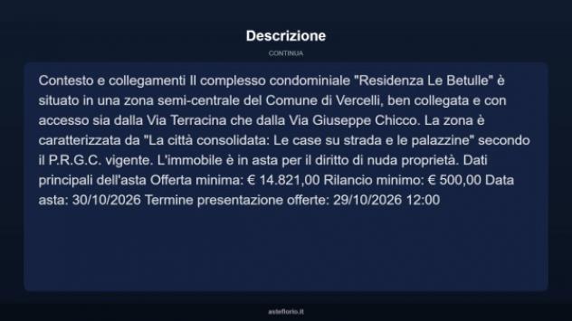 Immobile in asta di 81 m², box auto in vendita a Vercelli - Foto 11