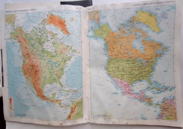 2 CARTINE GEOGRAFICHE OMAGGIO AGIP ANNO 1969 RARISSIME DA COLLEZIONE - Foto 8