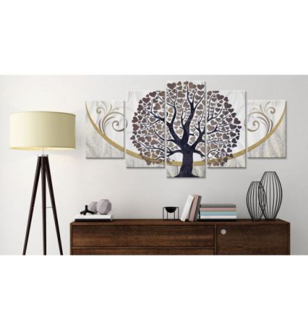 Quadro Albero Con I Cuoricini 200x100 E 100x50 ARREDALACASQA - Foto 2