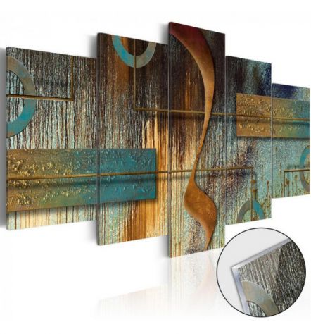 Quadro Elegante Orientale Vetro Acrilico Cm.100x50 E 200x100