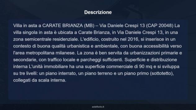 Immobile in asta di 90 m², box auto doppio in vendita a Carate Brianza - Foto 14