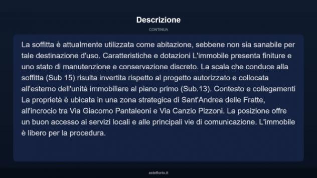 Immobile in asta di 208 m² con più di 5 locali in vendita a Perugia - Foto 16