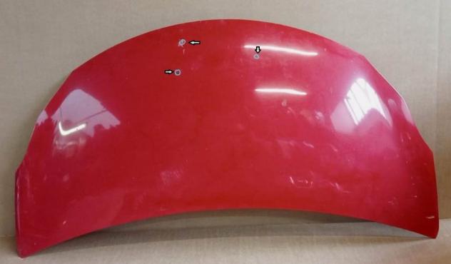 COFANO ANT. ROSSO MET. (3 Bullini) 999-U1305305 Carrozzeria  Lamierati esterni  Cofano  Cofano ant. SUZUKI - ALTO - 01-04-2009 - 01-03-2015