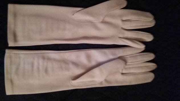 Guanti primaverili beige leggermente lunghi tg M - Foto 2