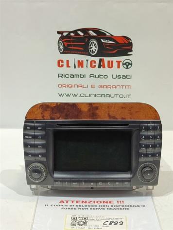 AUTORADIO MERCEDES Classe S W220 4° Serie A2208205889 628960 (9905)
