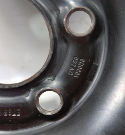 CERCHIO IN FERRO VOLKSWAGEN Polo 5° Serie 6Q0601027AC (0917) - Foto 8