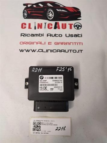 CENTRALINA FRENO STAZIONAMENTO BMW X3 2° Serie EB686327703 231220-10 diesel 1995 (10)
