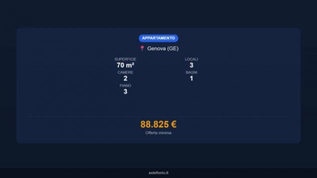 Immobile in asta di 70 m² in vendita a Genova - Foto 16