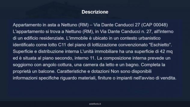 Immobile in asta di 42 m² in vendita a Nettuno - Foto 13