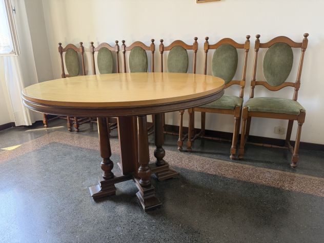 Tavolo allungabile con 6 sedie - Foto 4
