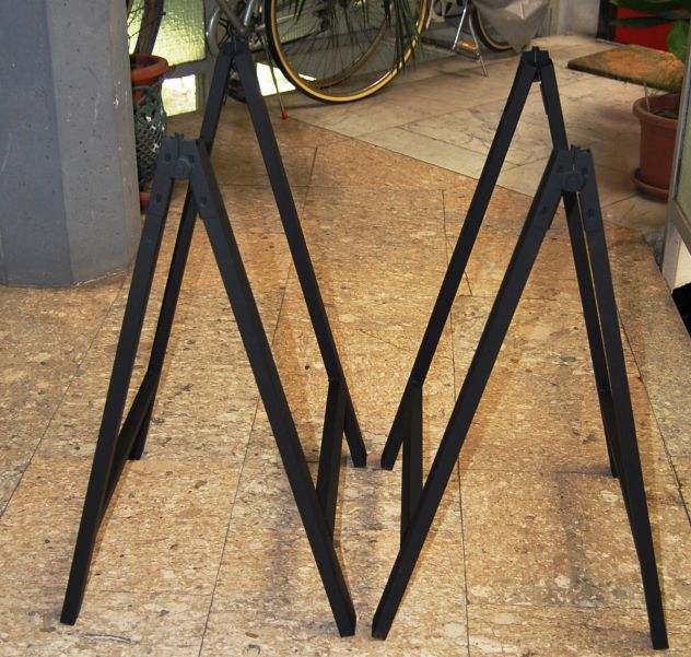 cavalletti in metallo richiudibili h70 x 47,5 - Foto 8
