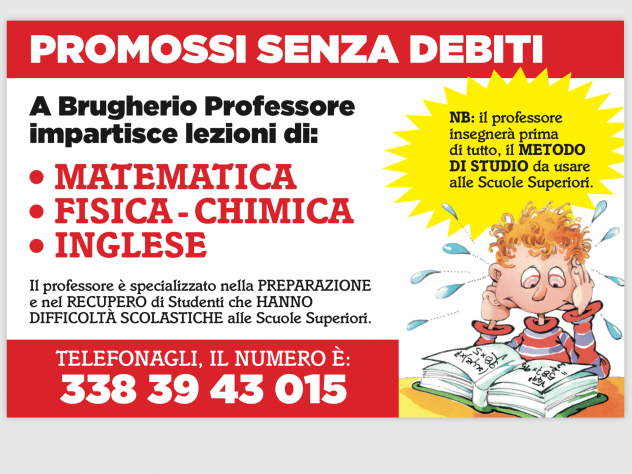 RIPETIZIONI di Matematica a Brugherio. Metodo di Studio. Ing. Roberto. - Foto 3