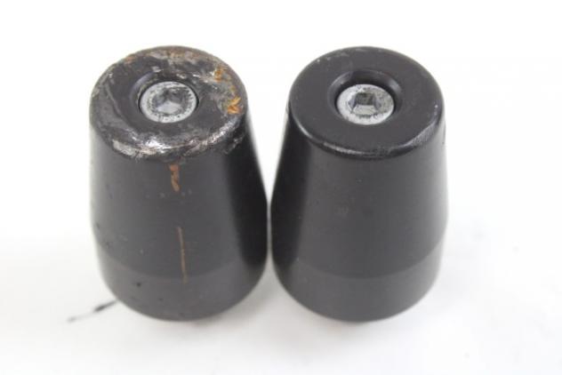 APRILIA TUONO 660 2B008391 BILANCERI MANUBRIO 21 - 25 HANDLEBAR WEIGHTS CON GRAFFI
