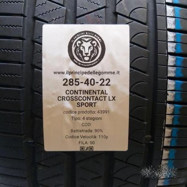 2 gomme 285 40 22 continental a43991 - Foto 2