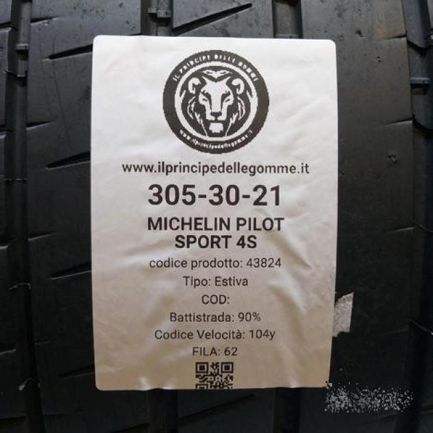 2 gomme 305 30 21 michelin a43824 - Foto 2