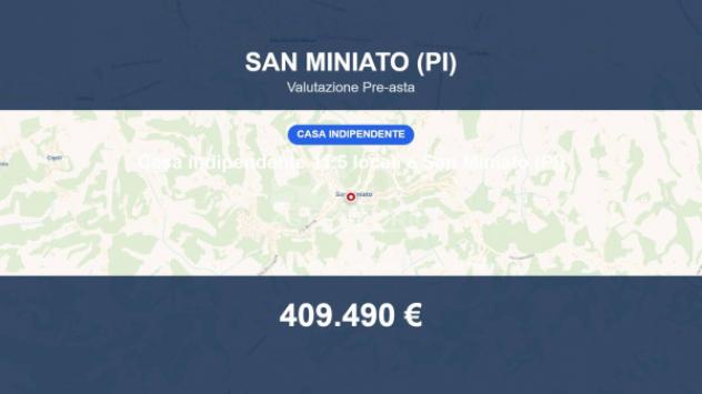 Immobile in asta di 287 m² con più di 5 locali in vendita a San Miniato