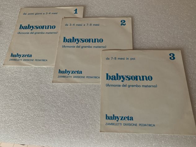 Vinili 45 giri BEBYSONNO Armonie grembo materno - Foto 9