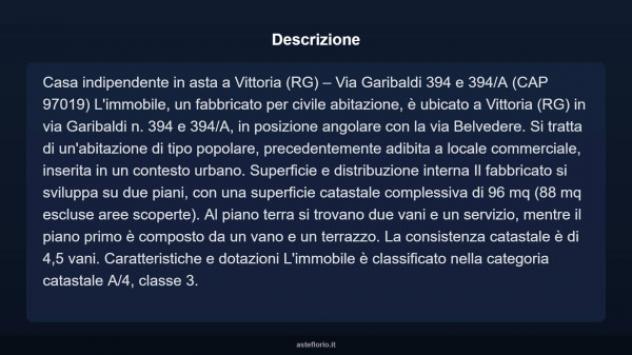 Immobile in asta di 96 m² in vendita a Vittoria - Foto 4