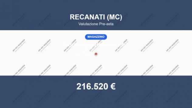 Immobile in asta di 521 m² in vendita a Recanati