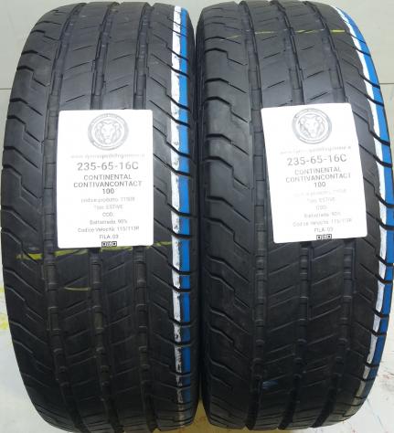 2 GOMME 235 65 16C CONTINENTAL A71508