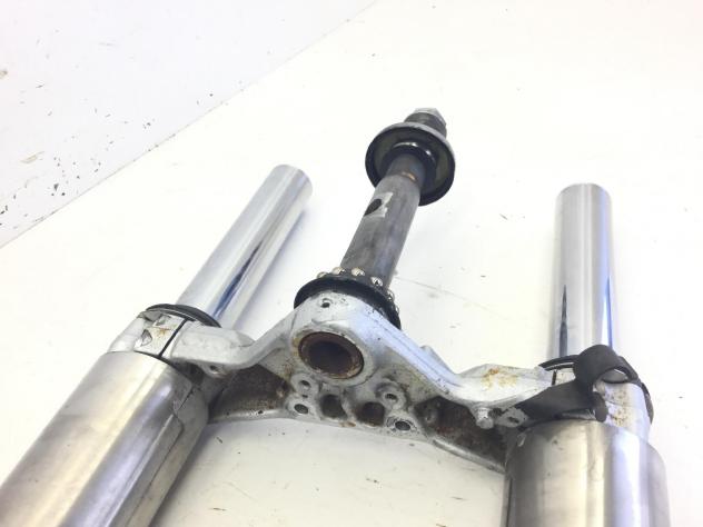 YAMAHA XVS DRAG STAR 650 FORCELLA FODERI STELI A PIASTRA INFERIORE 2006 VM041 - Foto 4
