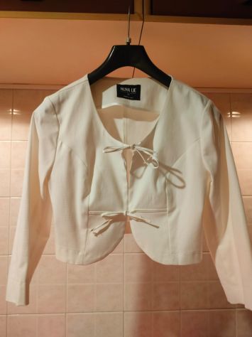 Giacchino Nuna Lie bianco tg. XS