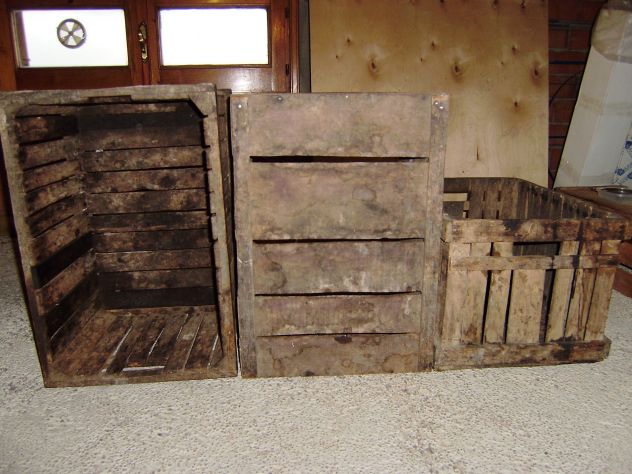 vendo cassette legno uva n. 25